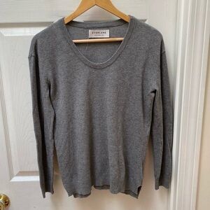 Everlane Gray Crew Neck Sweater